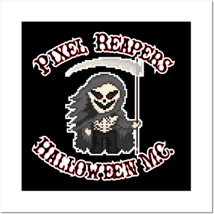 Pixel Reapers Halloween M.C. (Front) Posters and Art